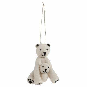 Needle Felting Kit - Polar Bears
