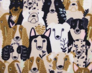 Polar Fleece Fabric - Dogs