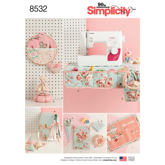 Simplicity Pattern 8532 Sewing Room Accessories