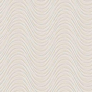 100% Cotton Wave Cream Fabric 
