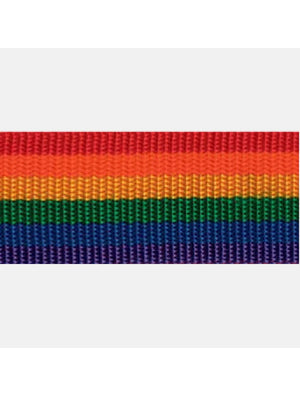 38MM Polypropylene  Webbing Rainbow Colour