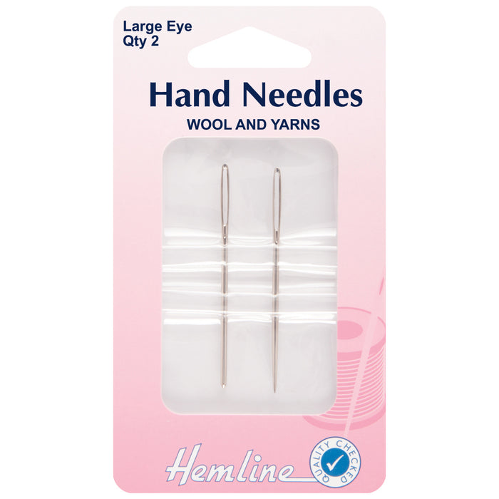 Hemline Metal Yarn Needles Qty 2