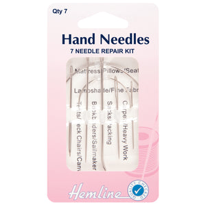 Hemline Hand Sewing Needles : Repair 7pcs