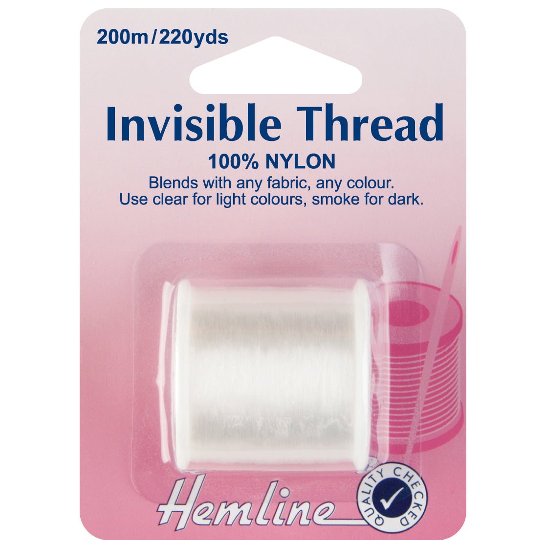 Hemline Invisible Thread 200m Clear – The Fabric Cabin