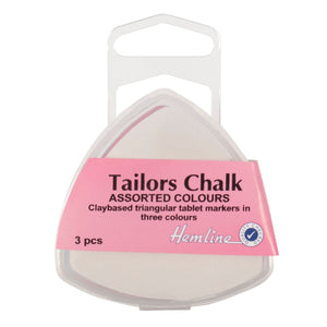 Hemline Tailors Chalk 3pcs Assorted