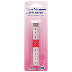 Hemline Tape Measure Metric/Imperial - 150cm