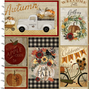 Happy Fall Collection 3 Wishes Patchwork