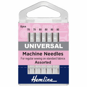 Hemline Machine Needles Universal size - assorted