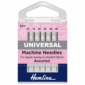 Hemline Machine Needles Universal size - assorted