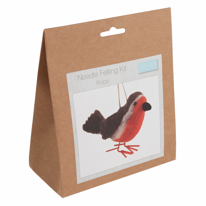 Needle Felting Kit - Robin