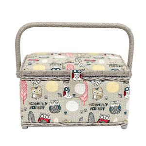 Nightly Forest Medium Sewing Basket