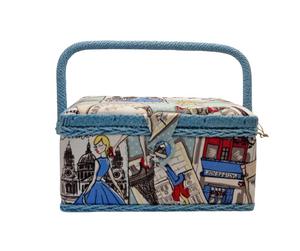 Paris Inspired Small/Medium Sewing Basket