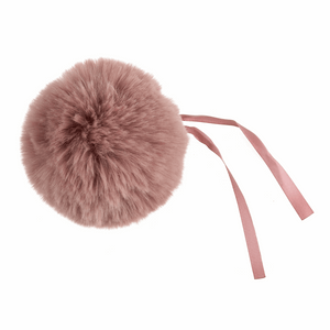 Pom Pom Faux Fur 11cm Pink