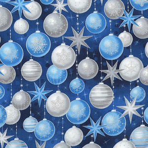 Robert Kaufman Winter Grandeur 6 100% Cotton with Metallic