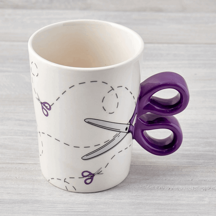 Scissor Sewing Themed Mug - 400ml