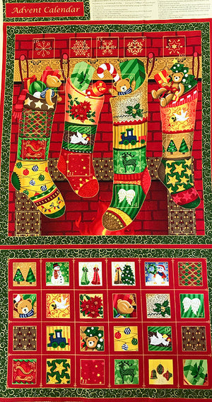 Season's Greeting Advent Calendar by Fabri Quilt 103.240