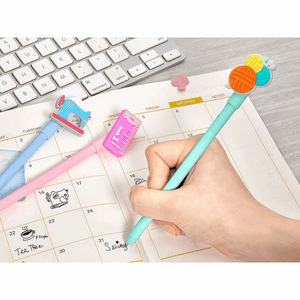 Sew Fun Gel Pens - 3 styles to choose from Tape Measure/Wool/Sewing Machine.