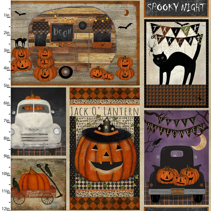 Spooky Night Fabric Patchwork