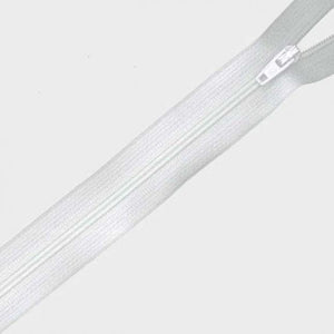 Closed End Zip White - Various Sizes